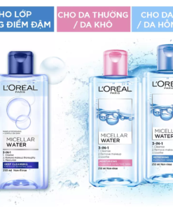 Nước tẩy trang loreal Paris Micellar Water – Làm Sạch Hiệu Quả, Dịu Nhẹ Cho Làn Da