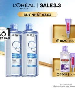 TRANG CHỦ Tẩy Trang Tươi Mát L'Oréal Paris Micellar Water Refreshing