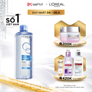 Tẩy Trang L'Oréal Paris Micellar Water – Giải Pháp Làm Sạch Dịu Nhẹ Cho Làn Da Khỏe Đẹp 2